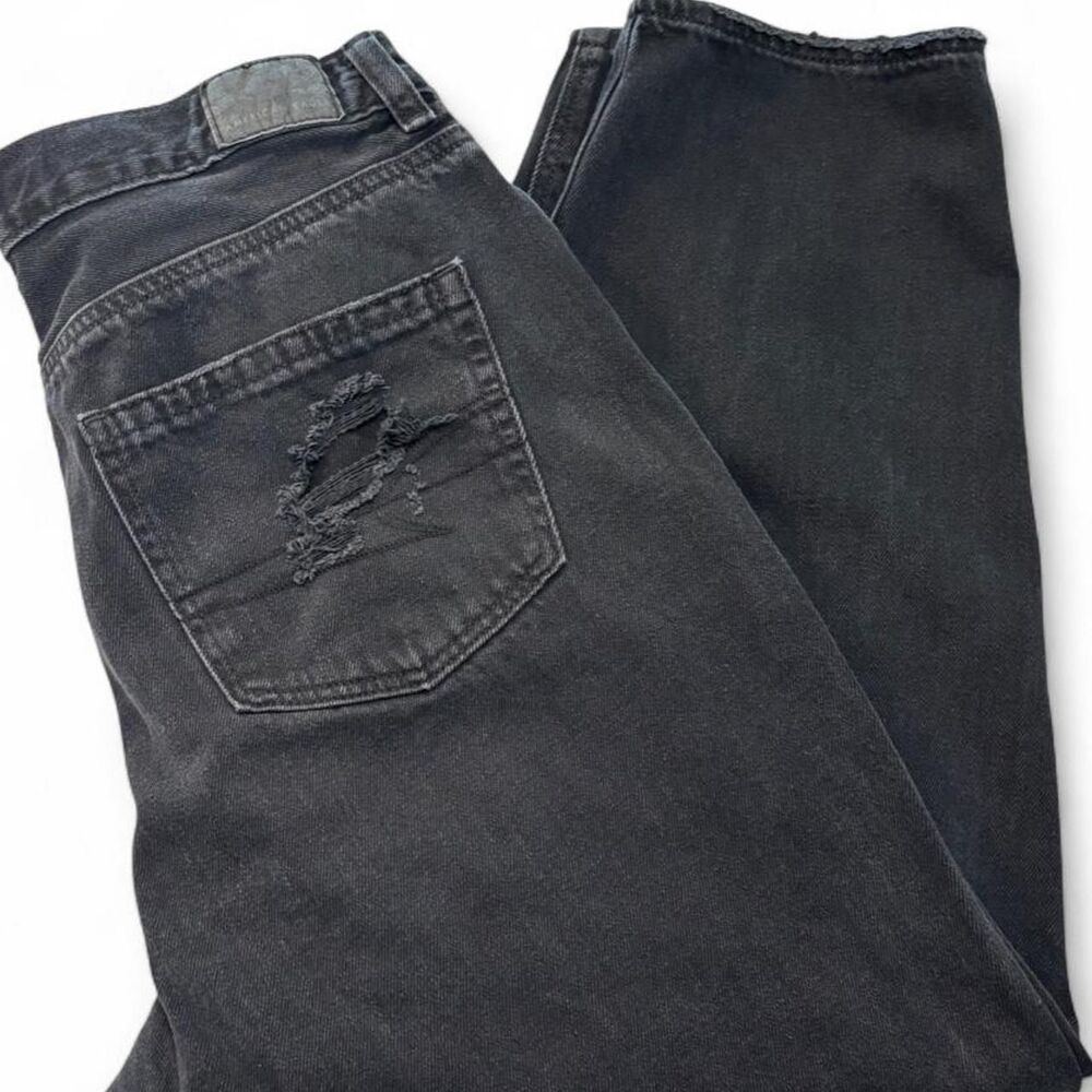 American Eagle Distressed Straight Leg Jeans Size 8 X-Short